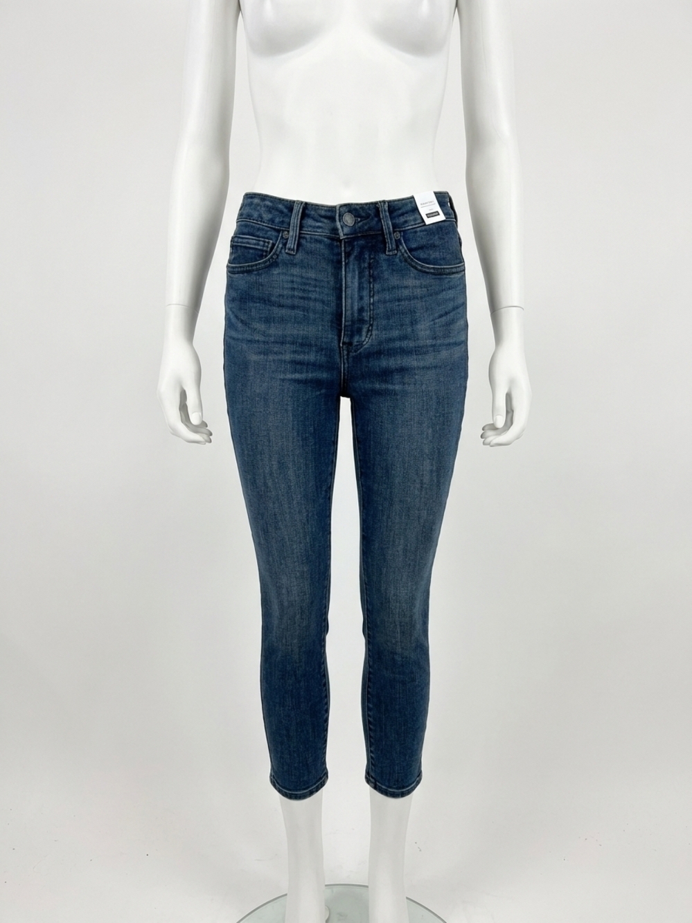 NEW JUDY BLUE janey denim capri jeans in blue